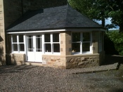 New build in Lanchester with mock sash windows